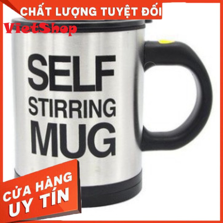 Cốc Pha Cà Phê Thông Minh Tự Khuấy Self Stirring Mug, Dùng Pin Tiện Dụng - VietShop