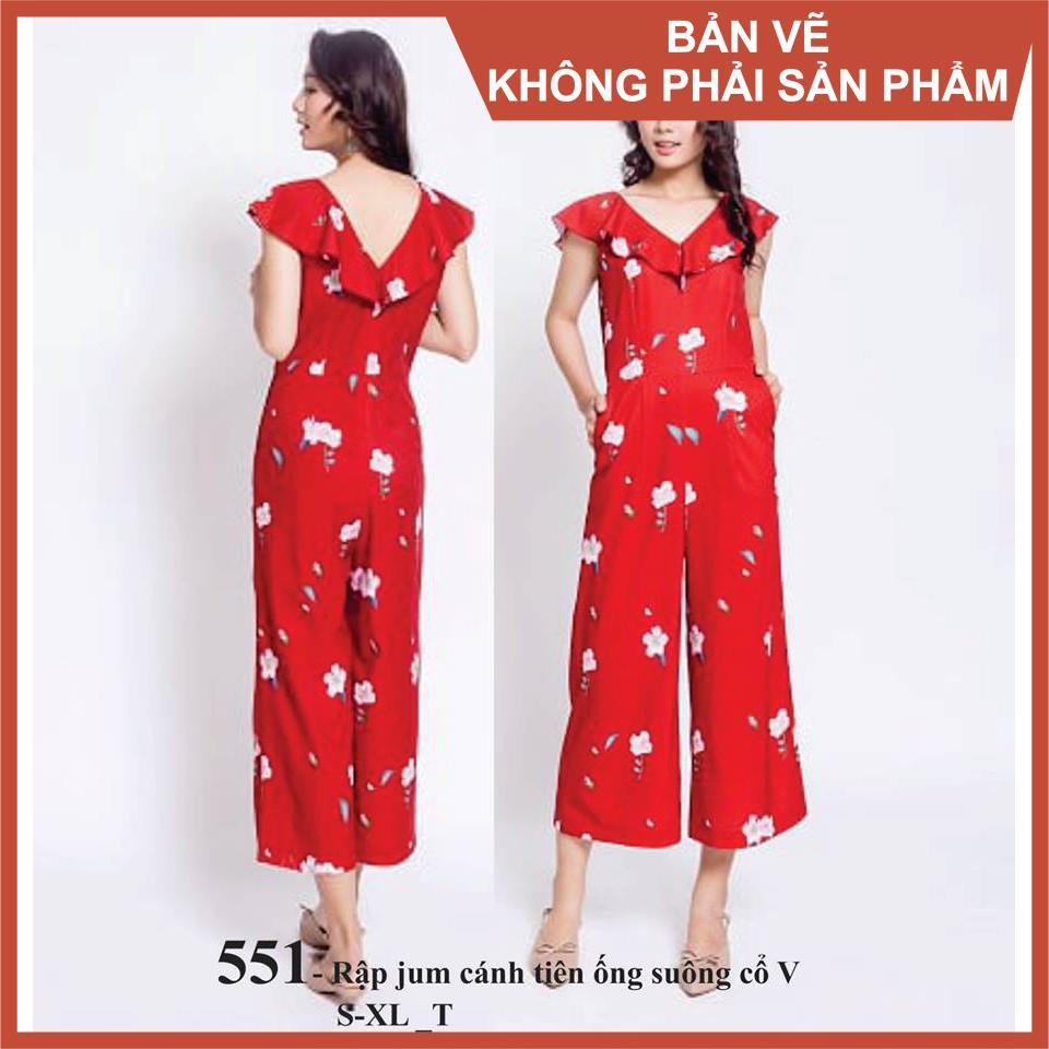 Rập jum ống suông 551 - giấy A0 (Bản vẽ)