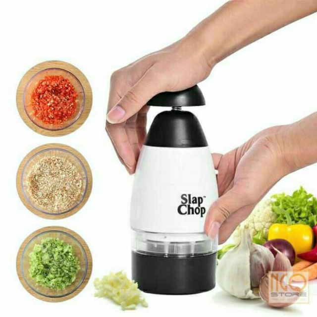 Dụng cụ băm hành tỏi, rau củ slap chop