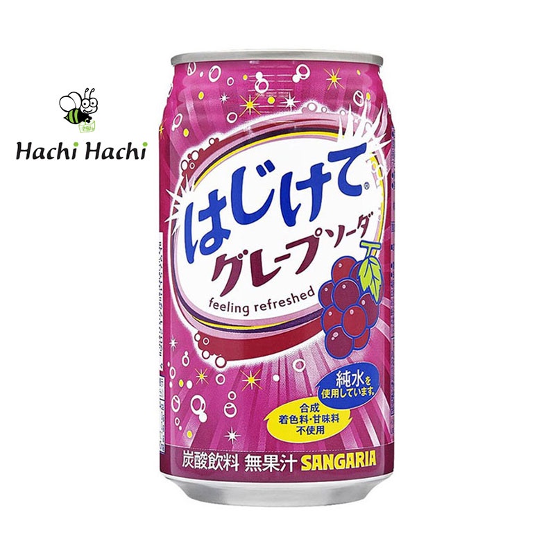 Soda vị nho Sangaria 350g - Hachi Hachi Japan Shop