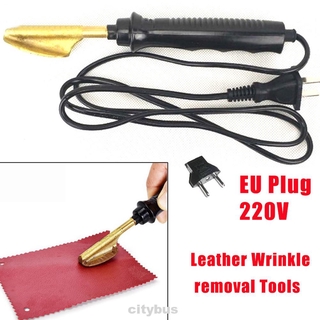 Leather Wrinkle Remover Crafting EU Plug Household Portable Electric Shoes Hand Tool Handle Adjustable 220V Mini Iron
