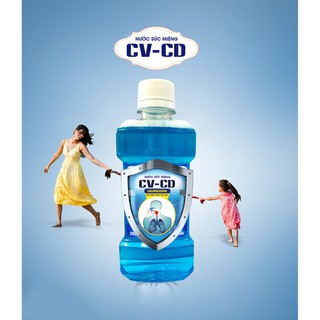 Combo 10 chai nước súc miệng CV - CD (chlorhexidine)- sát khuẩn đường họng