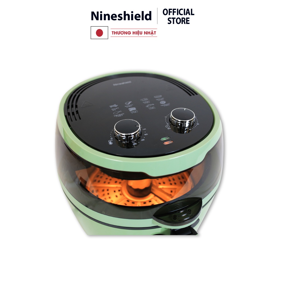 Nồi Chiên Không Dầu 8L Nineshield Loại Cơ KB-6001M