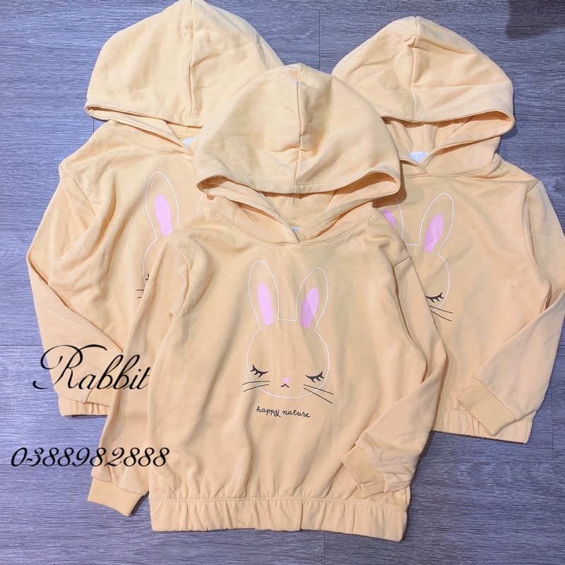 Áo hoodie thỏ vàng