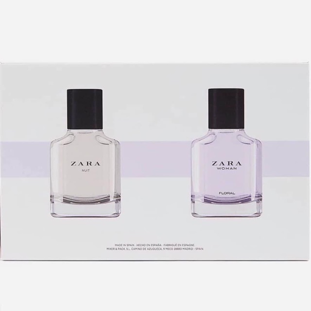 Set 2 chai nước hoa Zara 30ml/1chai