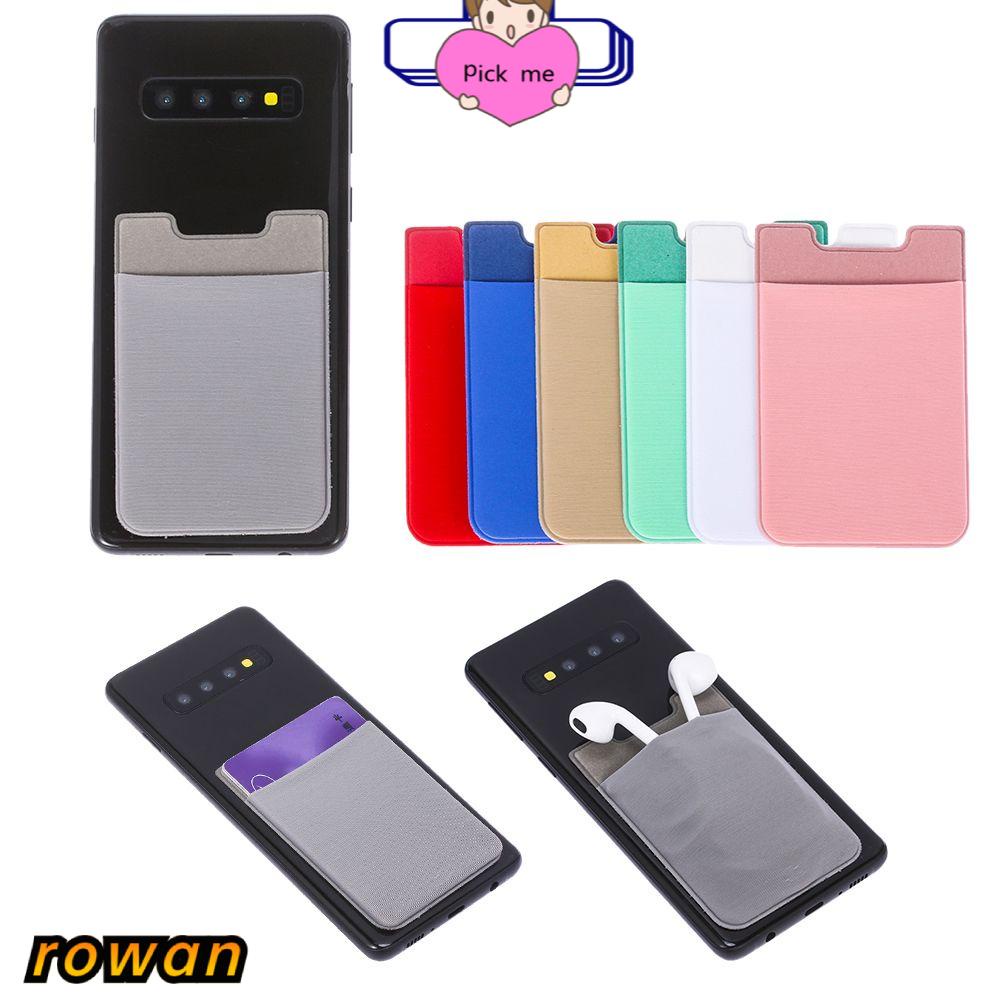 Miếng Dán Nhiều Màu Sắc Co Giãn Để Đựng Thẻ ID Cho Điện Thoại