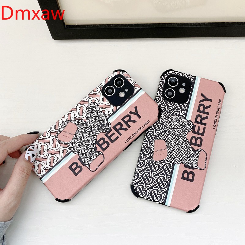 Ốp Điện Thoại Mềm Hình Gấu Dễ Thương Cho Samsung Galaxy S21 S20 Ultra Plus S20 Fe S10 S9 Plus Note 20 Ultra 10 Plus 9 8