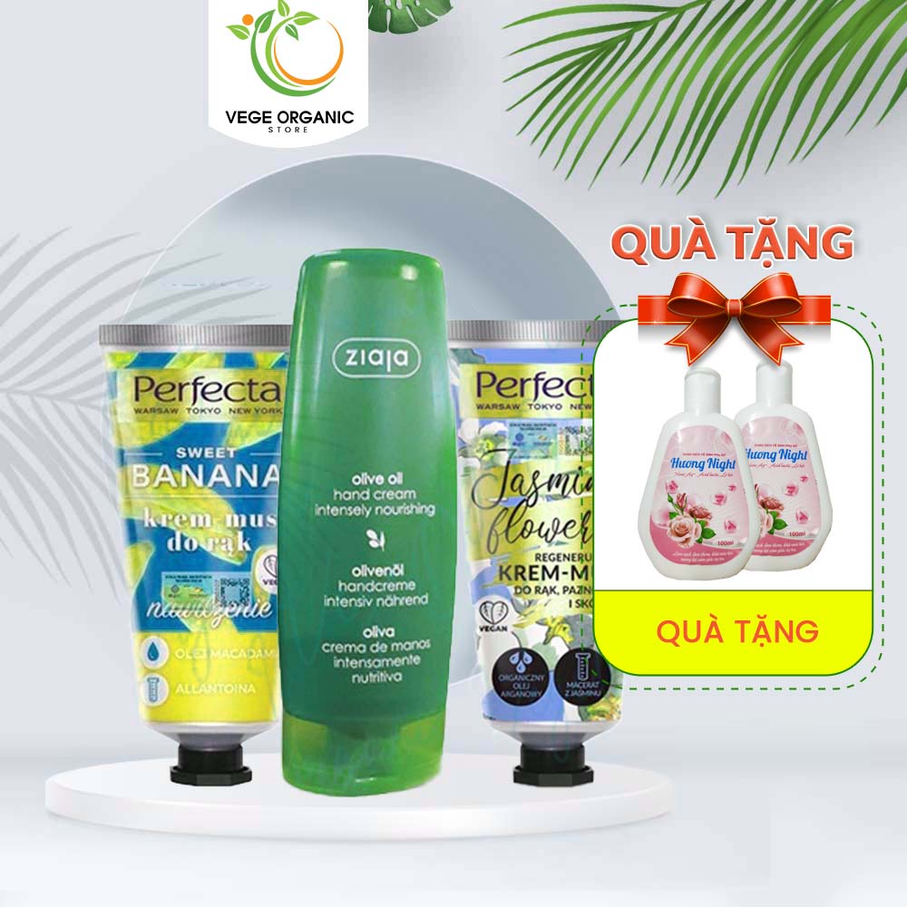 Kem tay Ziaja Perfecta chống nứt nẻ dưỡng ẩm dưỡng móng lõa hóa làm mềm và tái tạo da -CN048