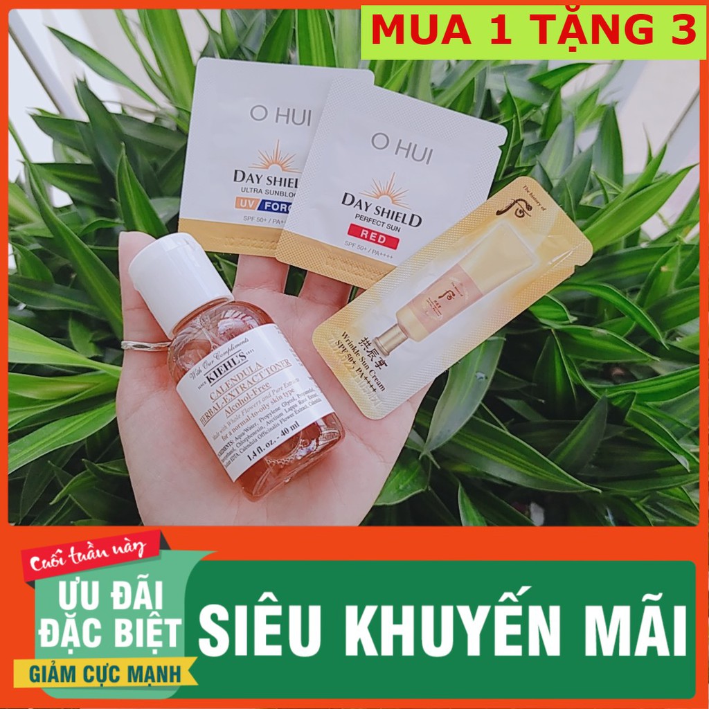 [ MINI SIZE ] Nước Hoa Hồng Hoa Toner Cúc Calendula Herbal Extract Alcohol-Free Toner 40ml