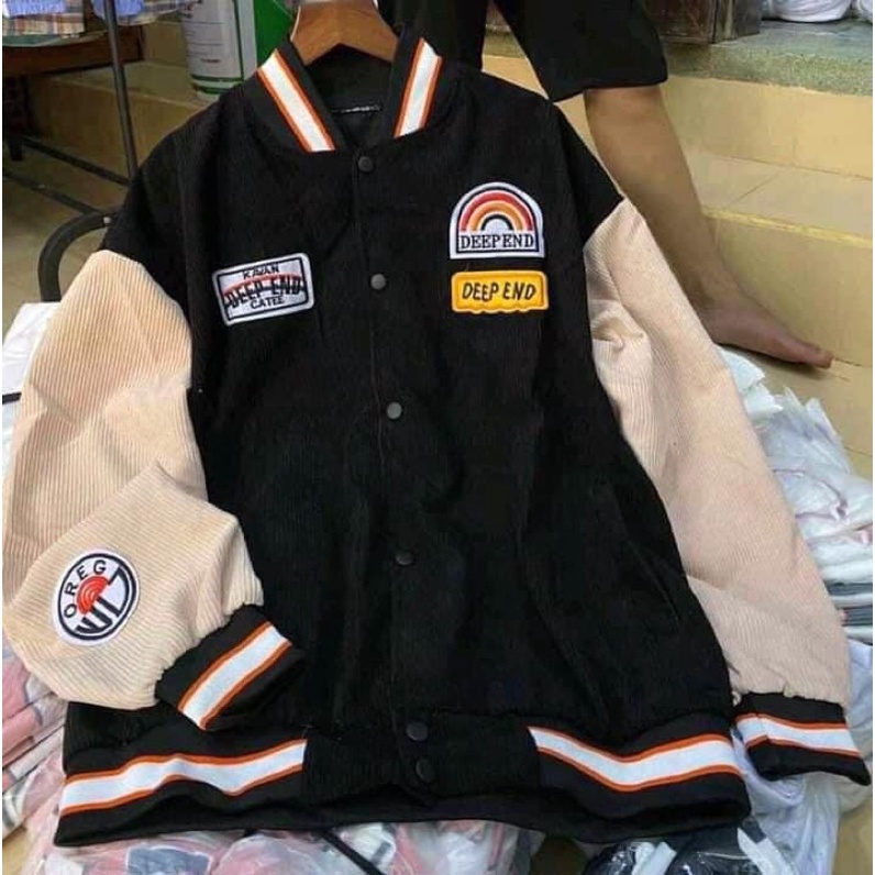 Áo khoác nhung cầu vồng siêu đẹp!