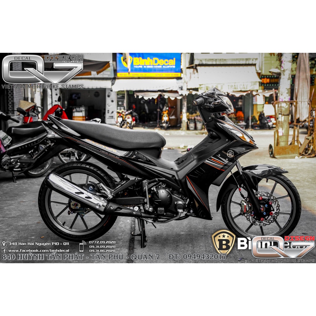 TEM RỜI EXCITER 2010 ĐEN CAM