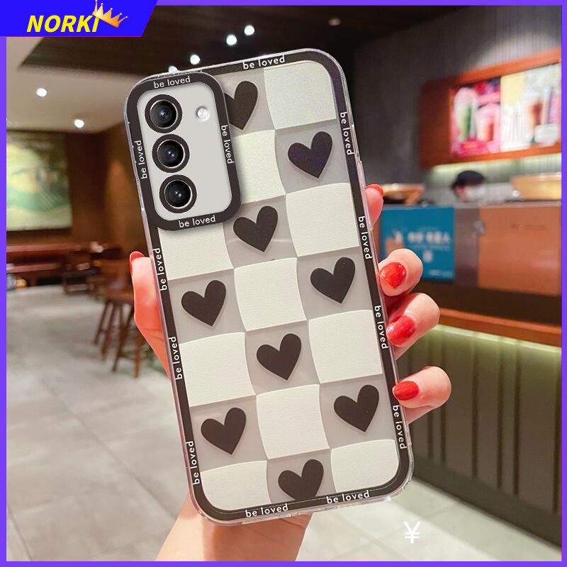 Ốp Điện Thoại Silicon Họa Tiết Kẻ Sọc Trắng Đen Cho Samsung Galaxy S22 S21 S20 Plus Ultra S20FE S21FE Note 20 Ultra Note 10 Plus
