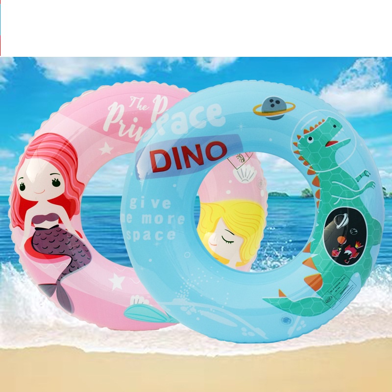 Phao Bơi Tròn Trẻ Em Cao Cấp - Phao Bơi Tròn Cho Bé Khủng Long/Tiên Cá - Phao Bơi Bé Trai- Phao Bơi Bé Gái