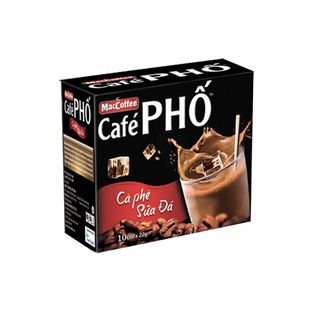 Cà phê sữa đá Cà phê Phố hộp 10 gói