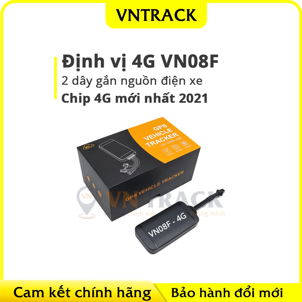 Thiết bị Định Vị Xe Máy, Định Vị Ô Tô GPS Siêu Nhỏ Chính Xác VN08 - 4G | Chính Hãng VNTRACK Bảo Hành 12 Thánh