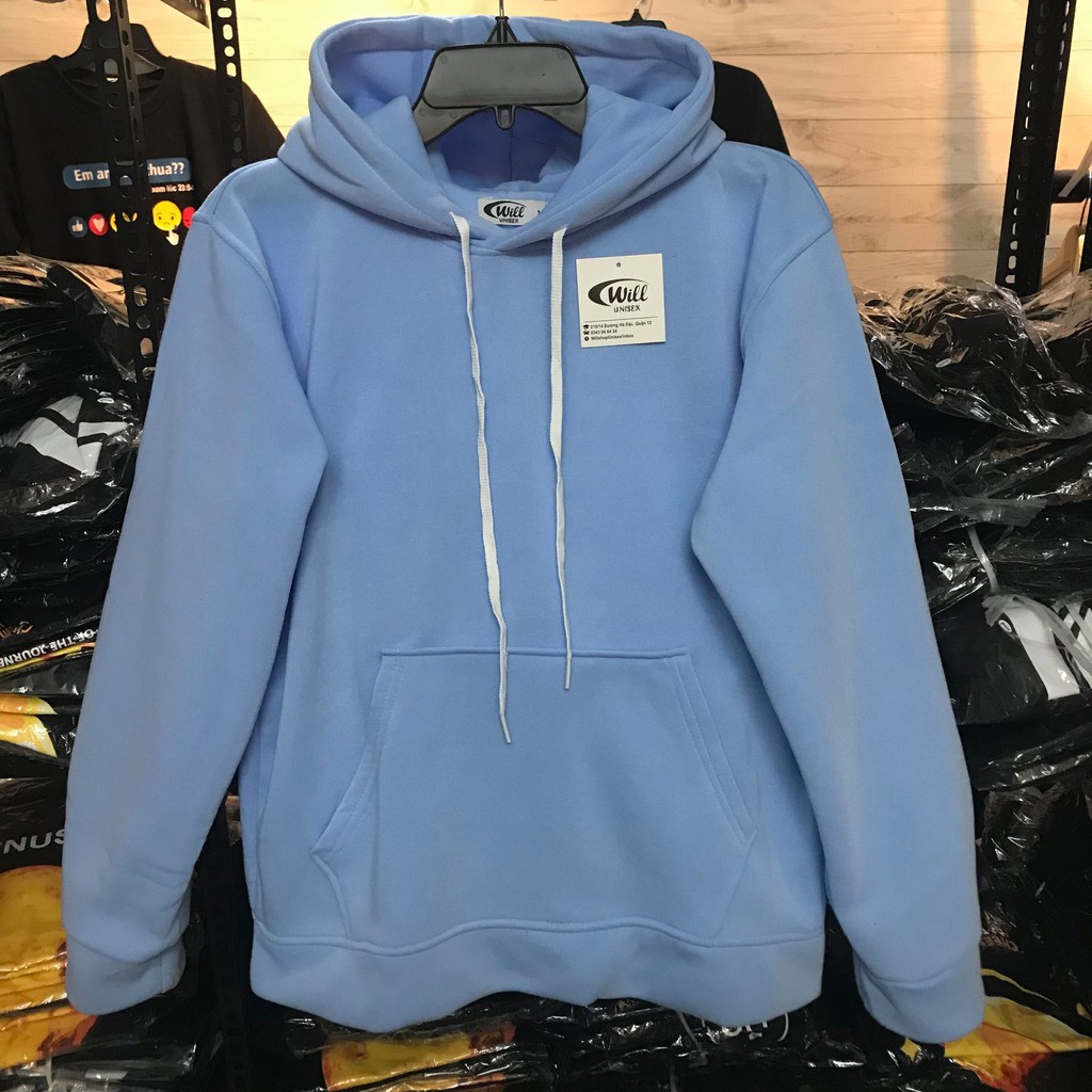 ÁO HOODIE TRƠN ẢNH THẬT SHOP CHỤP