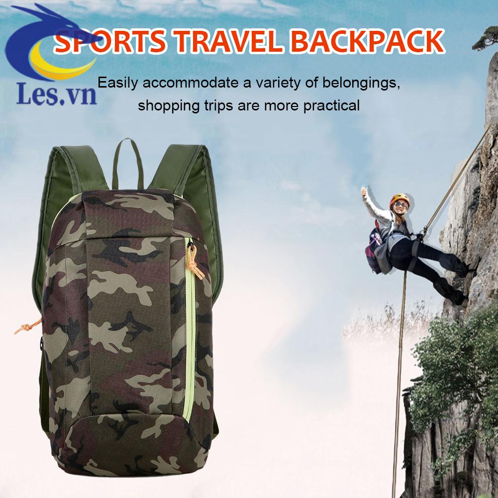 Balo Leo Núi Chống Thấm Nước Dung Tích 10L Họa Tiết Rằn Ri Cho Nam Và Nữ