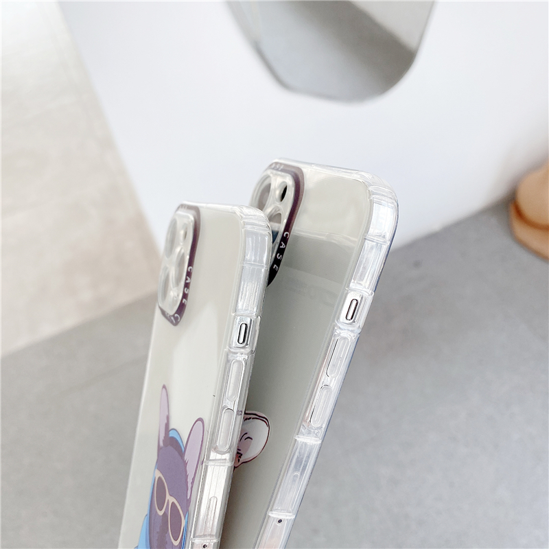 Suitable for oppo A5/A3S A53 2020 A52020/A92020  cartoon Corgi and French bulldog couple A7/A5S/A12 A8/A31 2020 A15 all-inclusive anti-fall mobile phone case