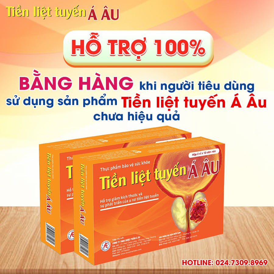 Tiền Liệt Tuyến Á Âu - Hỗ trợ Giảm Kích Thước và Sự Phát Triển U Xơ Tiền Liệt Tuyến, Tiểu Đêm, Tiểu Khó [Chính Hãng]