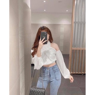 ÁO VẠT CHÉO CROPTOP