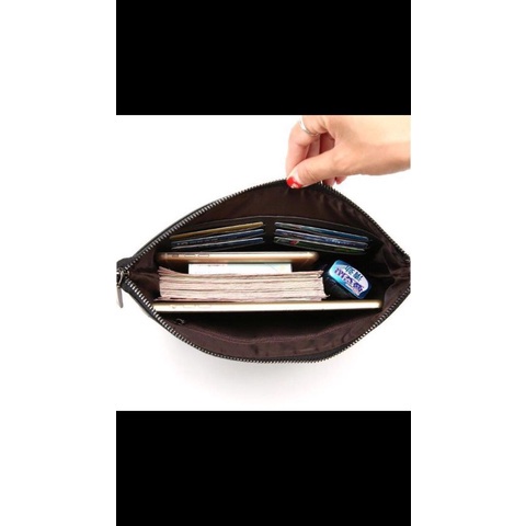 Ví Nam Cầm Tay Kẹp Nách Cao Cấp Ảnh Thật V02