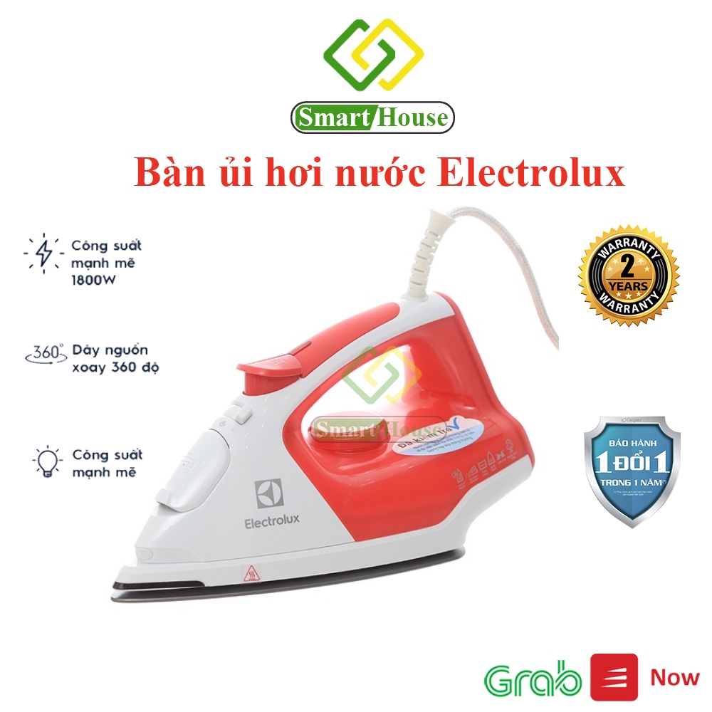 Bàn ủi hơi nước Electrolux ESI5116 1800W - Smart House