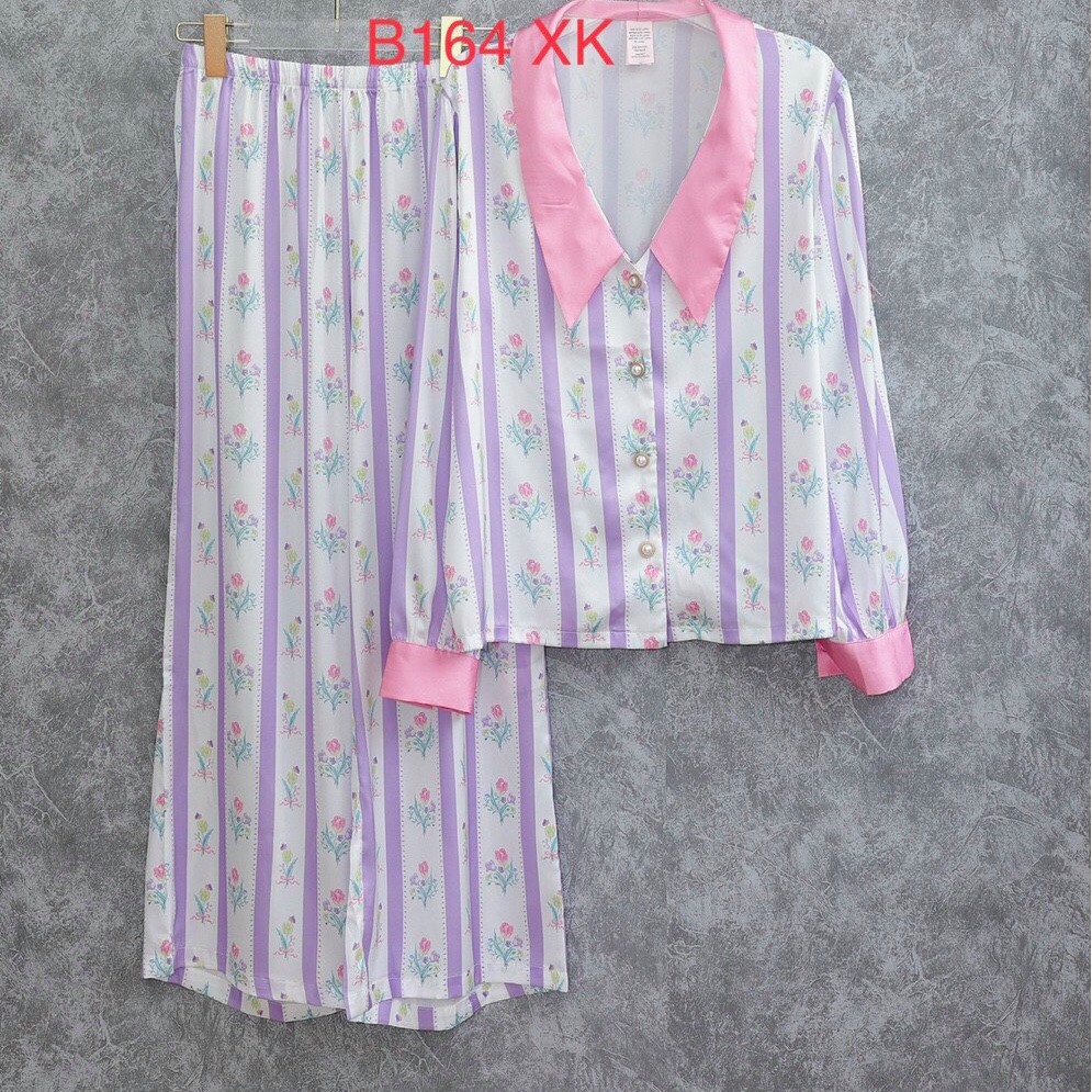 [Hàng Sẵn chuyên Sỉ] b164 bộ đồ ngủ pijama QCCC tay dài quần dài, chất siêu đẹp, in hình siêu xinh.