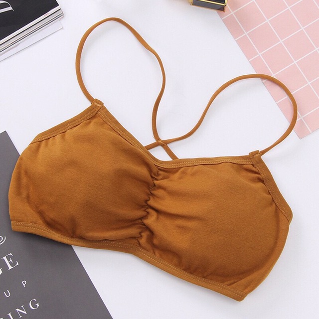 Bra cup ngang Sarah Lingerie dây lưng chéo nhiều màu