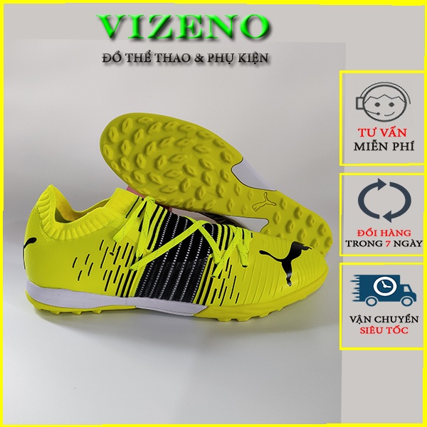 [ Hàng Cao Cấp ] Giày đá bóng Puma Future Z 1.1 đinh TF màu xanh chuối - giày đá bóng vizeno