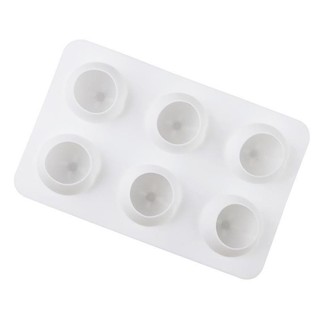 Khuôn silicon 6 quả đào
