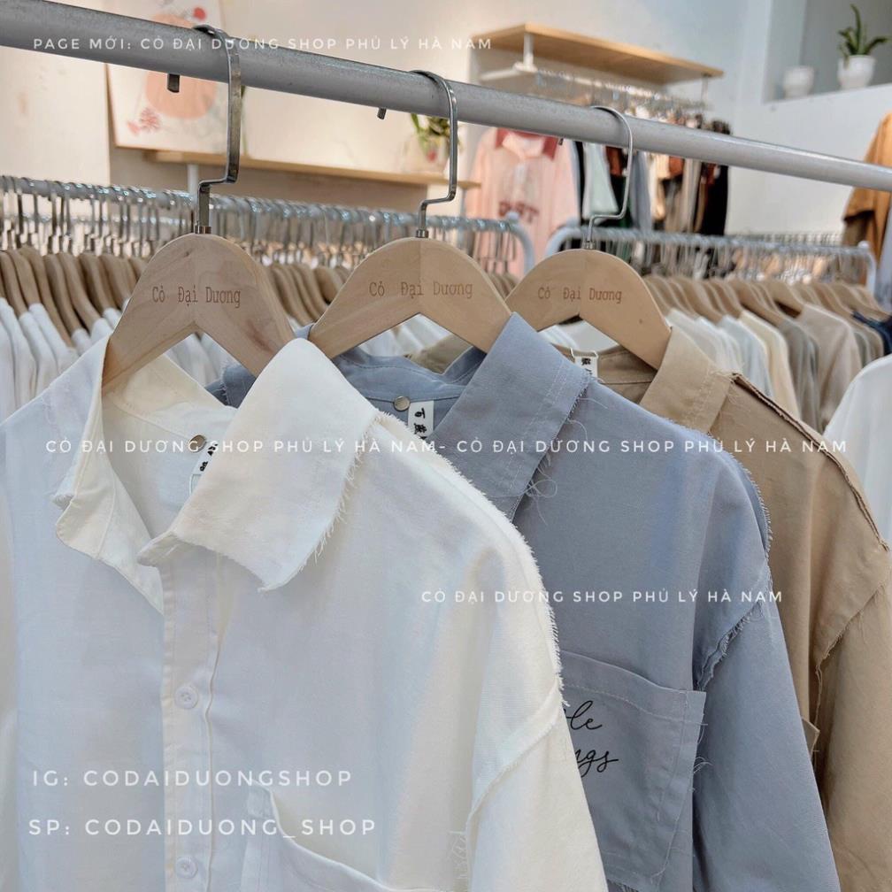 Sơ Mi Tay Lỡ Hình Form Rộng Túi Ngực In Chữ Dày Mịn Thoáng Mát Thiết Kế Thời Trang Kiểu Dáng Năng Động Trẻ Trung