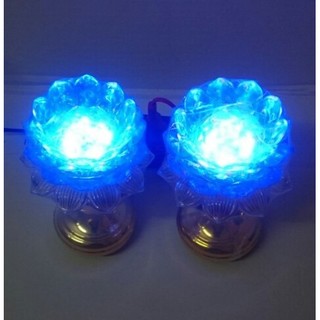 Đèn led hoa sen đổi màu ( đế lùn)