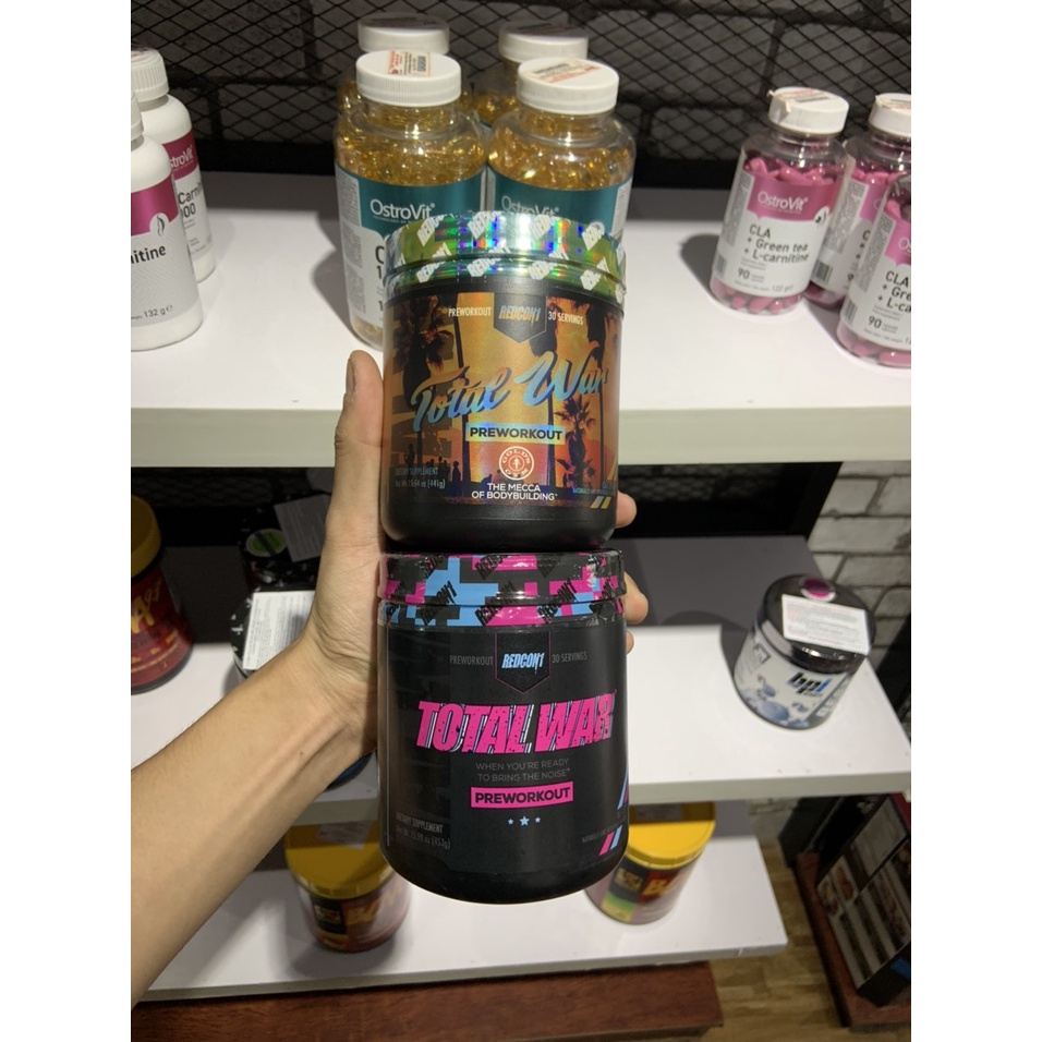 PRE-WORKOUT REDCOND1 TOTAL WAR 30 LẦN DÙNG , SIÊU TĂNG SỨC MẠNH TỈNH TÁO TẬP TRUNG - HÀNG MỸ