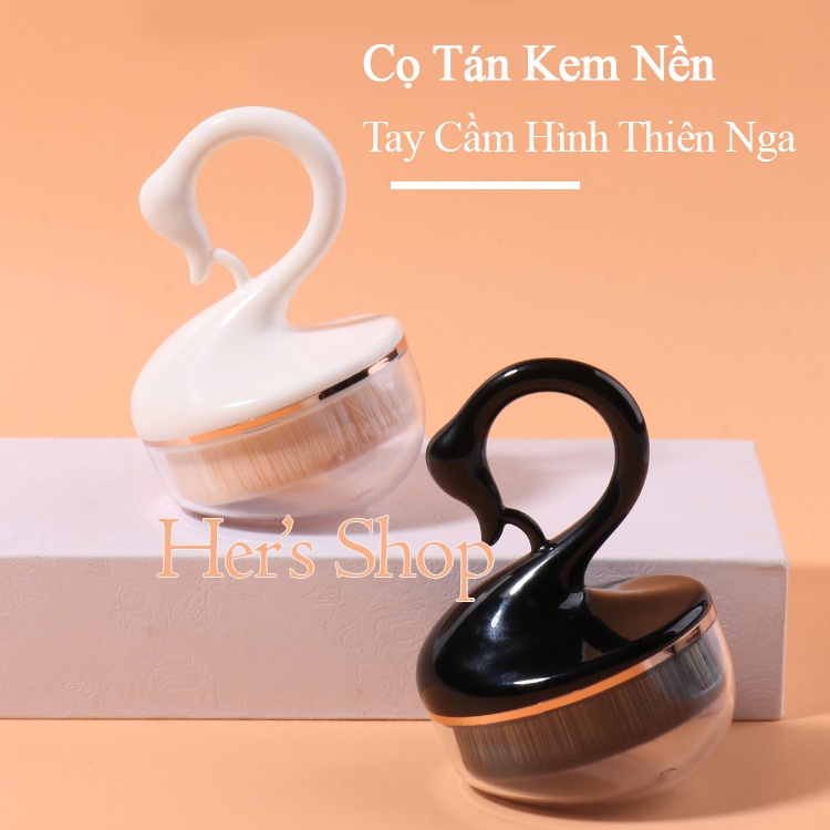 (Có Sẵn) Cọ Tán Kem Nền Thiên Nga Sang Chảnh - Cọ Trang Điểm Cá Nhân - Foundation Brush - Makeup Brush - Beauty Tool