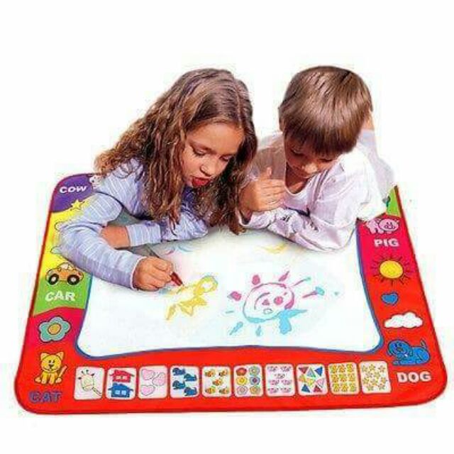 Combo sữa óc chó + thảm vẽ cho bé