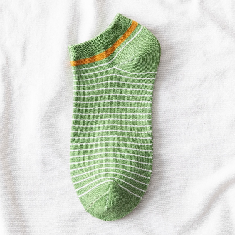 Tất vớ nữ nam cổ ngắn trắng lười dễ thương hàn quốc đẹp iLita chân thấp nhún sọc caro đủ màu trơn đen, đỏ, vàng, xám, be