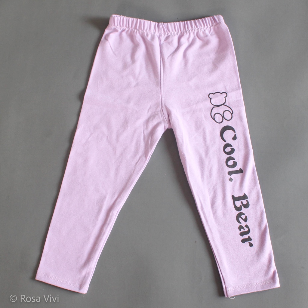 Quần legging dài trẻ em Rosa Vivi chất thun cotton họa tiết thú cưng