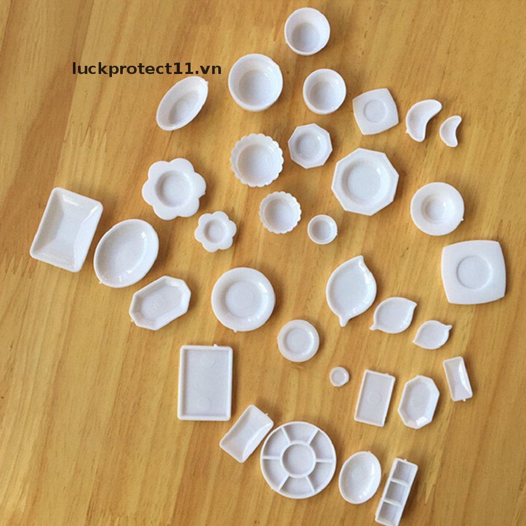 Set 33 Đĩa Nhựa Mini Đồ Chơi Cho Búp Bê