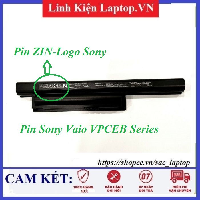 ⚡Pin laptop Sony Vaio VPCEB Series
