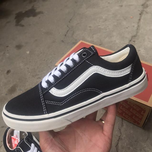 Giày Vans old Skool, Sneaker Van Đen Nỉ cực đẹp Unisex đường phố 2021