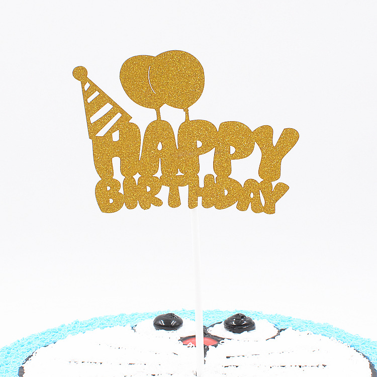 Thanh Trang Trí Bánh Kem Hình Chữ Happy Birthday