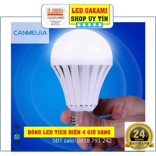 Bóng đèn LED 5W 12W 30W  tích điện CANMEIJIA cao cấp, mất điện tự sáng 4 giờ