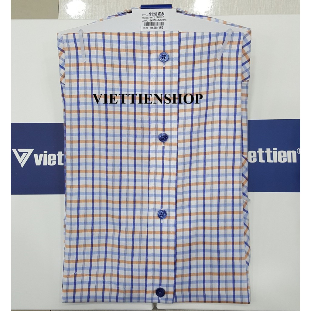 (0266 CRS) ÁO SƠ MI VIỆT TIẾN NGẮN TAY CA RÔ | BigBuy360 - bigbuy360.vn