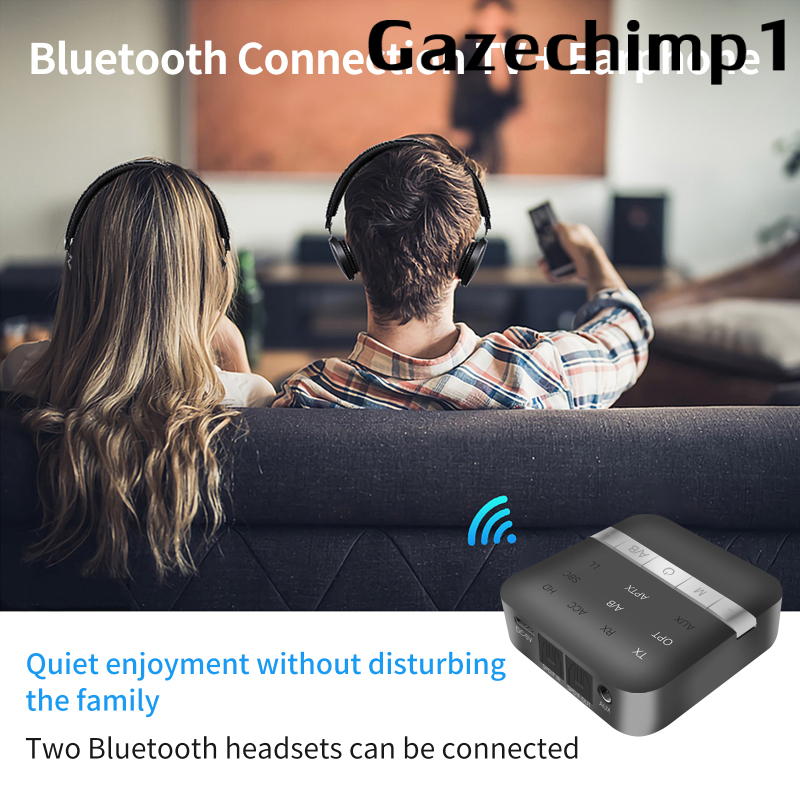 Bộ Chuyển Đổi Âm Thanh Gazechimp1 Kết Nối Bluetooth 5.0, Khoảng Cách 32ft