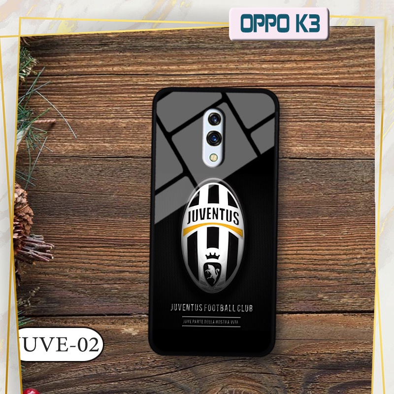 Ốp đội bóng OPPO K3 - Lưng kính cường lực