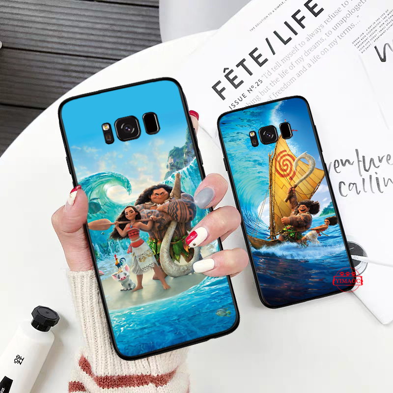 Ốp điện thoại mềm in họa tiết hoạt hình moana disney 78LM cho Samsung S7 Edge S8 S9 S10 Plus Plus S10E