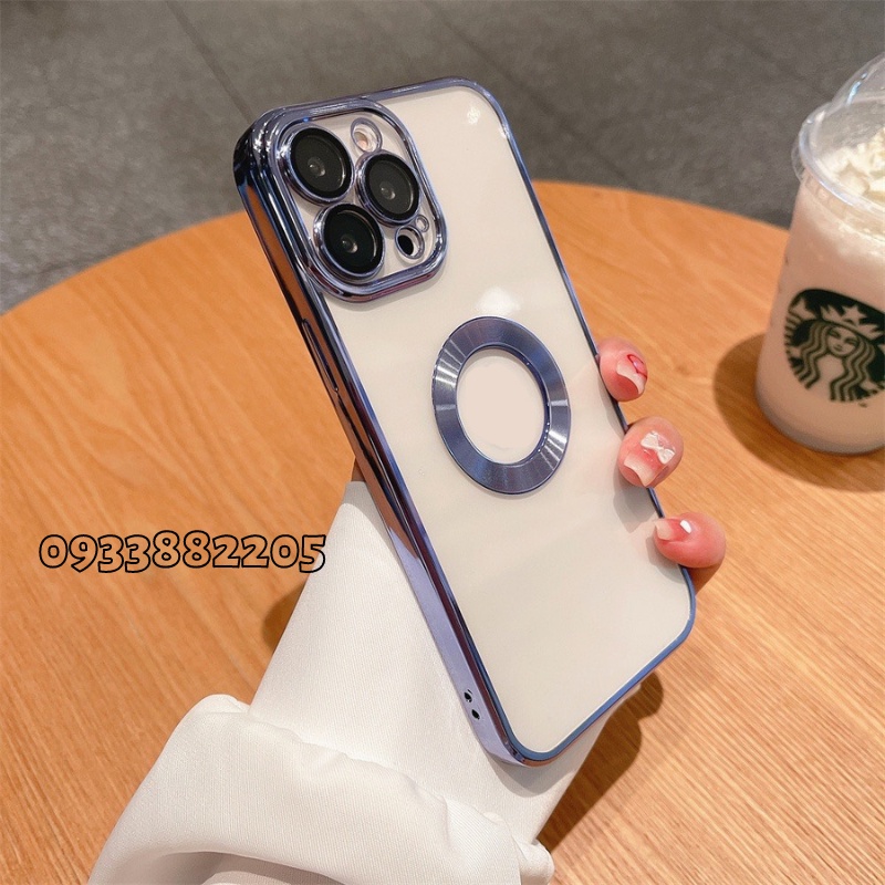 Ốp Lưng Hở Táo Nam Châm 6D, Bảo Vệ Camera, Viền Xi Nhôm, Cho Điện Thoại iPhone 7/8/x/xsmax/11/12/13++
