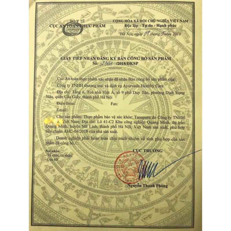 GIẢM CẤP TỐC TANAPORN 12 SIÊU MẠNH