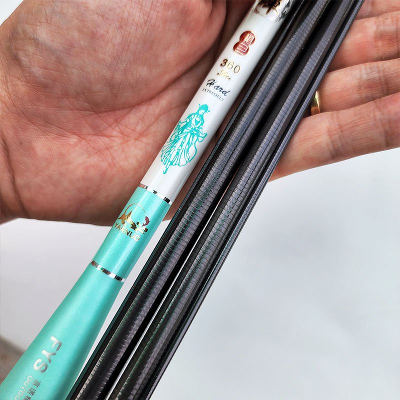 Cần câu đài Điêu thuyền 4H nhẹ thích hợp câu cảm giác - Tặng kèm 1 ngọn phụ