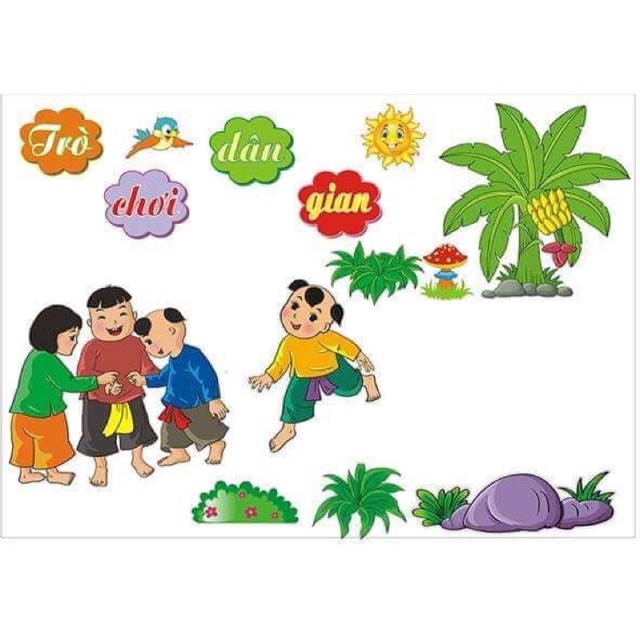 Tranh góc mầm non